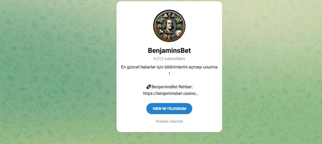 benjaminsbet sosyal medya 